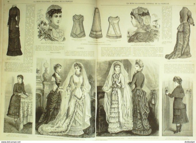 La Mode illustrée 1881 22è année complète reliée 52º