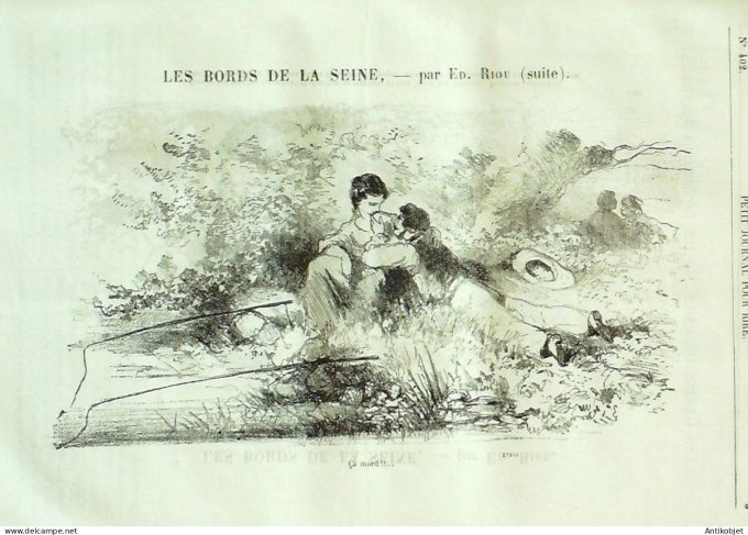 Petit journal pour Rire 1862 # 402 Les gamins de Paris Jacquier