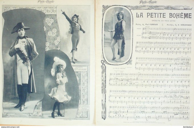 Paris qui chante 1905 n°149 Eve Lavallière nméro Spécial