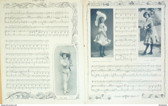 Paris qui chante 1905 n°149 Eve Lavallière nméro Spécial