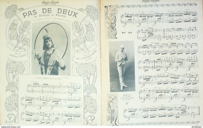 Paris qui chante 1905 n°149 Eve Lavallière nméro Spécial