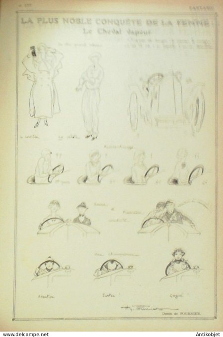 Fantasio 354 1921 Kuhn-Regnier Touchet Pigeat Brisgand Le Monnier Gerbault