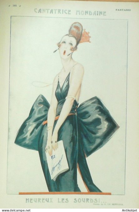 Fantasio 354 1921 Kuhn-Regnier Touchet Pigeat Brisgand Le Monnier Gerbault