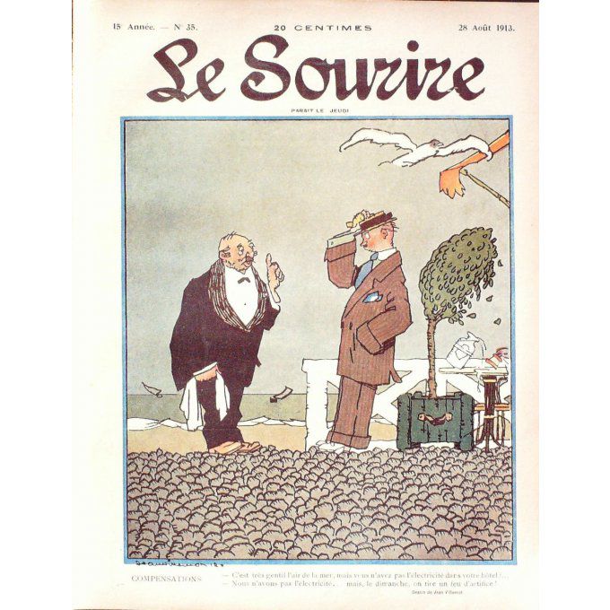 Le Sourire 1913 n°035 LABORDE VILLEMOT HEMARD GENTY BURRET GARWELL SAUVAYRE
