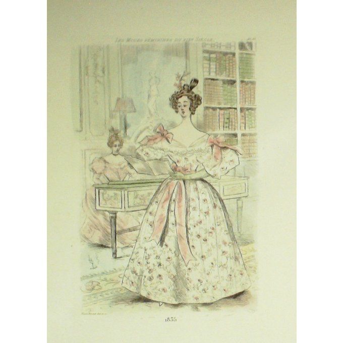 Mode Féminine époque 1835 (H.Boutet)