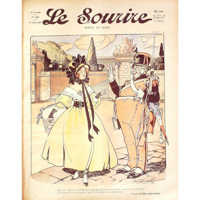 Le Sourire 1911 n°035 JOBBE DUVAL HEMARD NAM CASTELNO FOY BURRET MARTIN