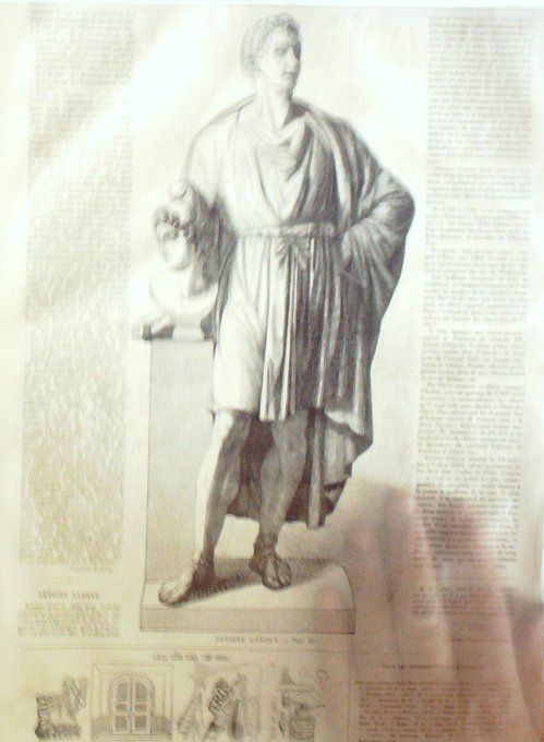 L'Univers illustré 1859 #  35 Antoine Canova Victor-Emmanuel II, roi de Sardaigne