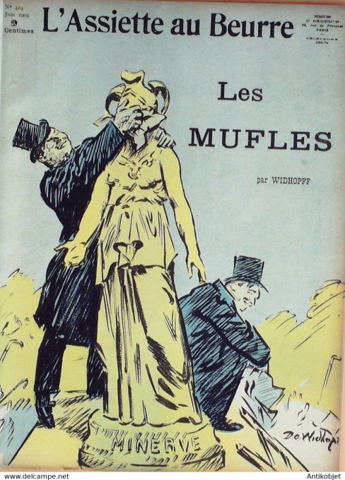 L'Assiette au beurre 1909 n°429 Les mufles Widhopff