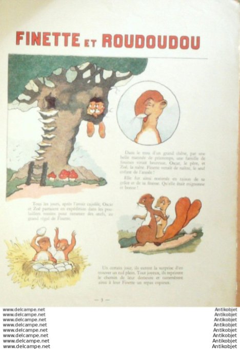 Finette & Roudoudou & son education i(Parent Maurice) Eo 1947