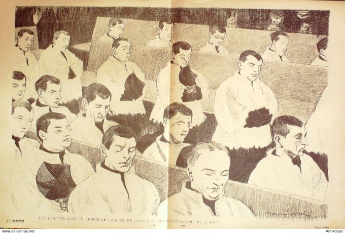 L'Assiette au beurre 1904 # 182 Chez les Jésuites Hermann Paul