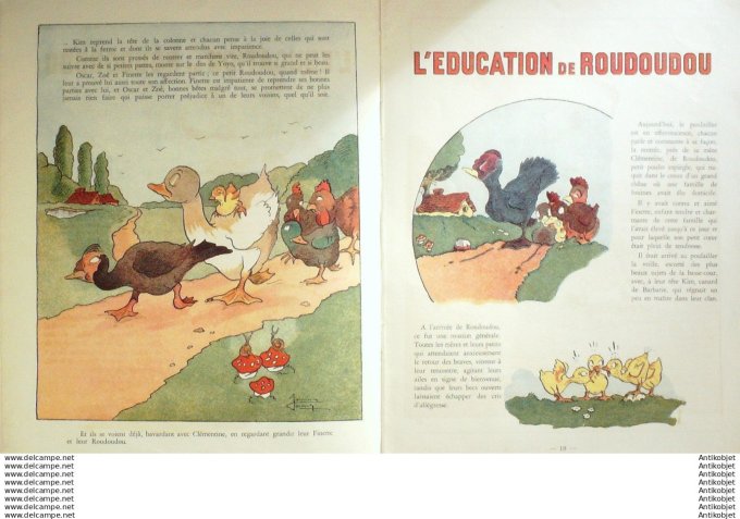 Finette & Roudoudou & son education i(Parent Maurice) Eo 1947