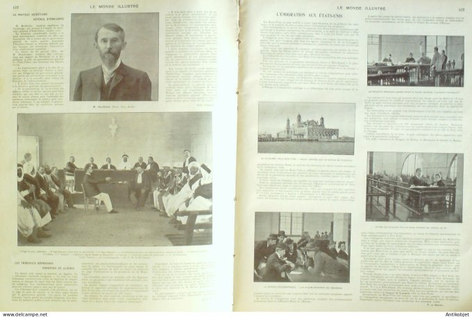 Le Monde illustré 1902 n°2379 Dunkerque (59) Melle (79) Londres Blackfriars Medland-Hall