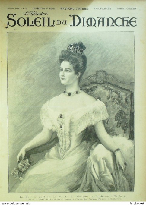 Soleil Du Dimanche 1899 N°29 Egypte Louqsor Dreyfus Palatin Duchesse Orleans (45