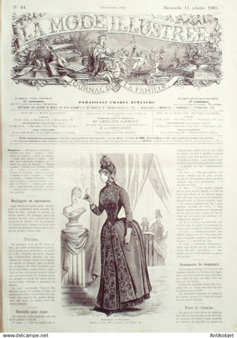 Mode illustree 1885 Lot de 12 journaux