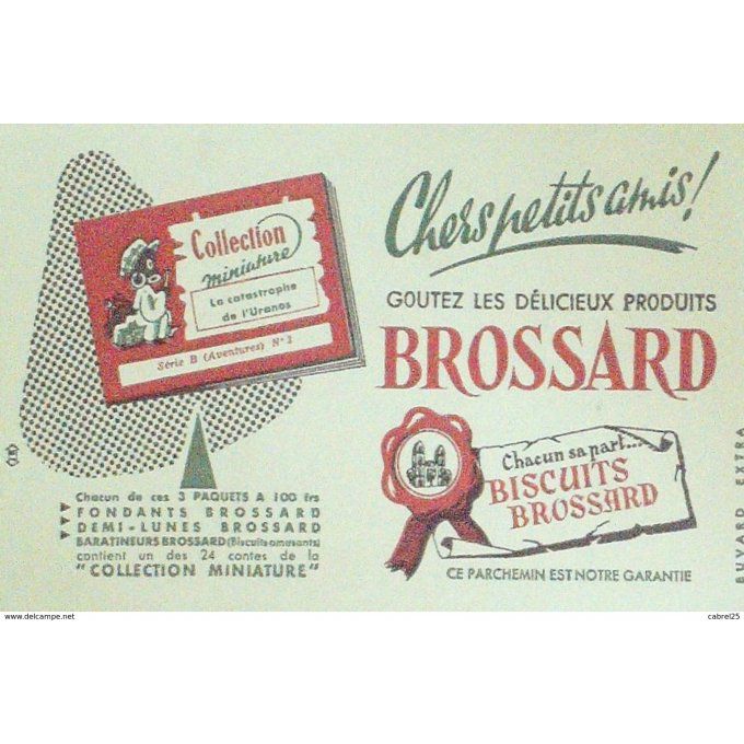 Buvard BROSSARD Biscuiterie
