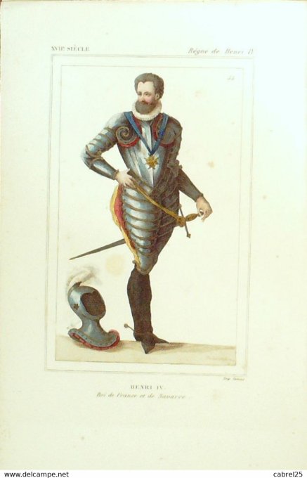 Henri Iv Roi De France Et De Navarre 16ème 1852