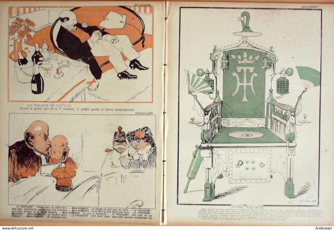 L'Assiette au beurre 1903 # 124 Avocat Notaire affaire Humbert 2 Florane Ostoya