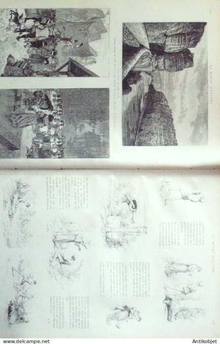 Le Monde illustré 1886 n°1550 Madagascar Tamatave Tananarive Bulgarie Varna Amiral Gueydon