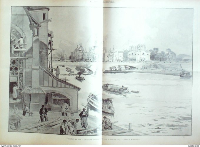 Le Monde illustré 1899 n°2223 Ploujean (29) Macon (71) Californie Berkeley.
