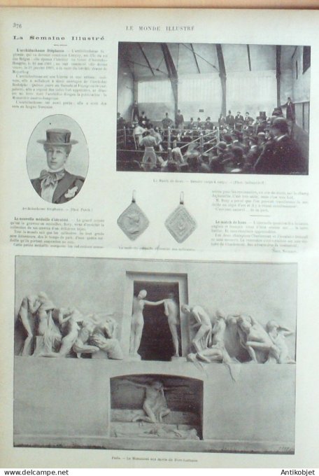 Le Monde illustré 1899 n°2223 Ploujean (29) Macon (71) Californie Berkeley.