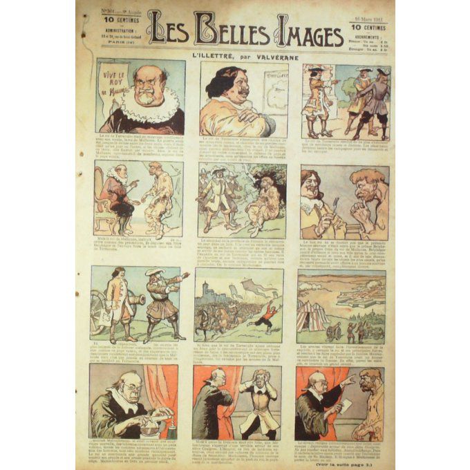 Les belles images 1911 n° 61 CALENDRIER PERPETUEU