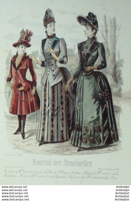 Journal de Demoiselles 1889 # 4710 (Maison Brun-Cailleux)