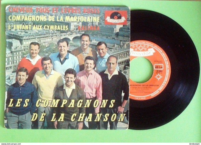 Les Compagnons de la chanson 45T EP Kalinka (languette) 1964