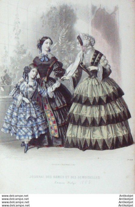 Journal des Dames Demoiselles 1855 # 336