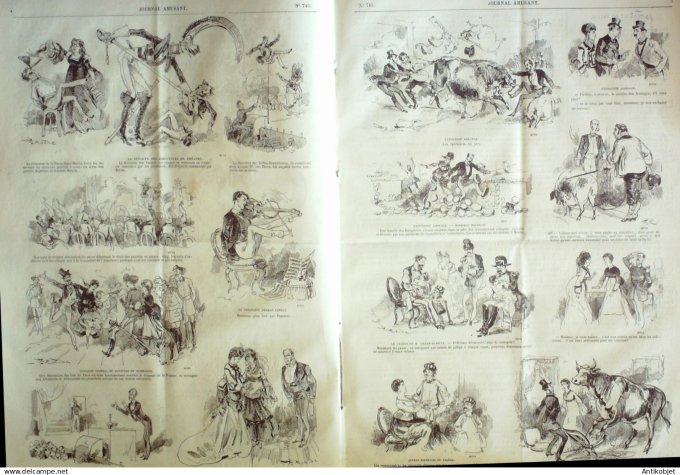 Le Journal Amusant 1870 #  745 Revue trimestrielle par Robida