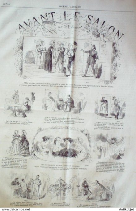 Le Journal Amusant 1870 #  745 Revue trimestrielle par Robida