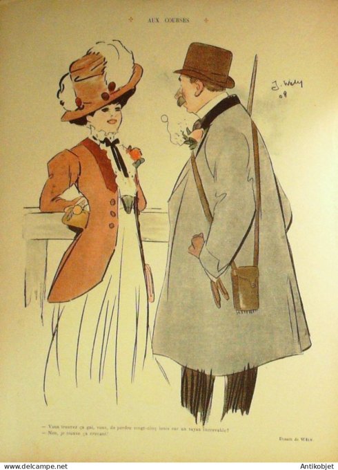 Le Rire 1908-10-31 # 300 Journal humoristique Ed.Originale Tsar Bulgare Ferdinand