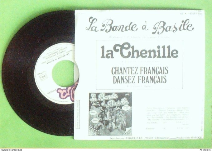 La Bande à  Basile 45T Sp La chenille 1977