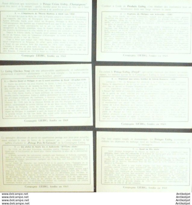 Chromo Liebig Sang 1549 Belgique la Flandre Orientale (1952)