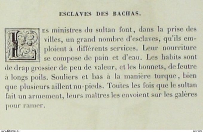 Turquie Esclave des bachas 1859