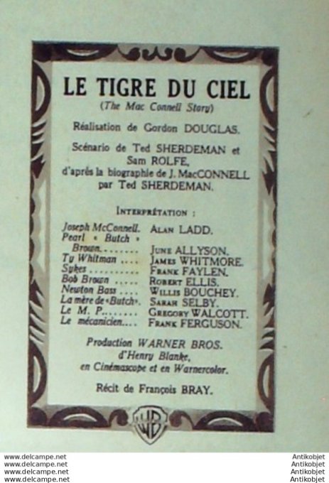 Mon Film 503 56-04-11 Le tigre du ciel Ann Ladd June Allyson Frank Ferguson
