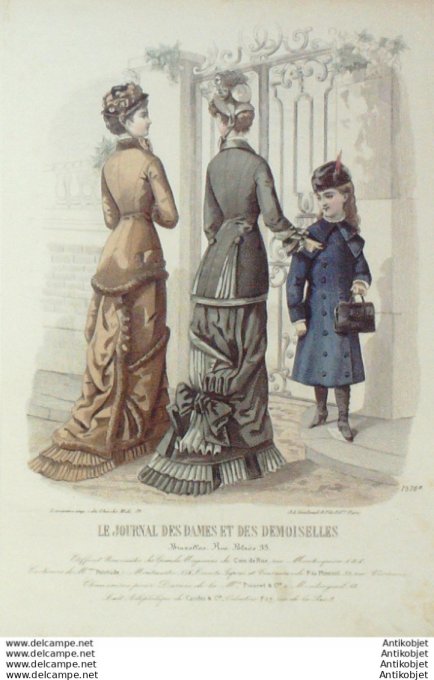 Journal des Dames Demoiselles 1878 # 1576 (Maison Pointude)