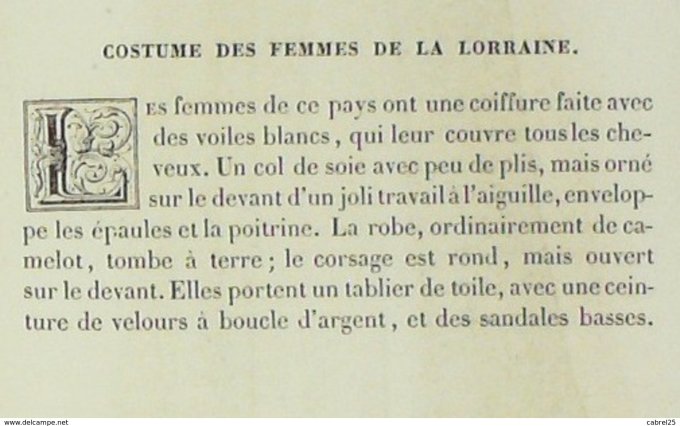 France (57) METZ Lorraine Dame noble 1859
