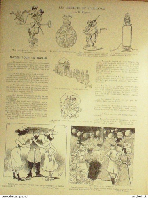 Le Rire 1901-09-28 # 360 Journal humoristique Ed.Originale Mentons bleus