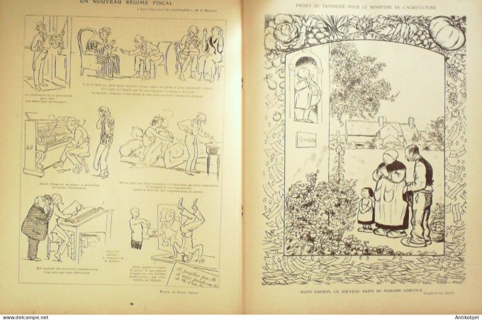 Le Rire 1923-11- 3 # 248 Journal humoristique Ed.Originale erreur judiciaire