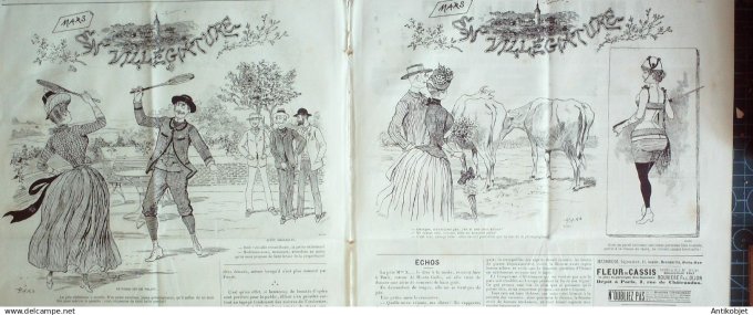 Le Journal Amusant 1885 # 1517 Types populaires par Legrand