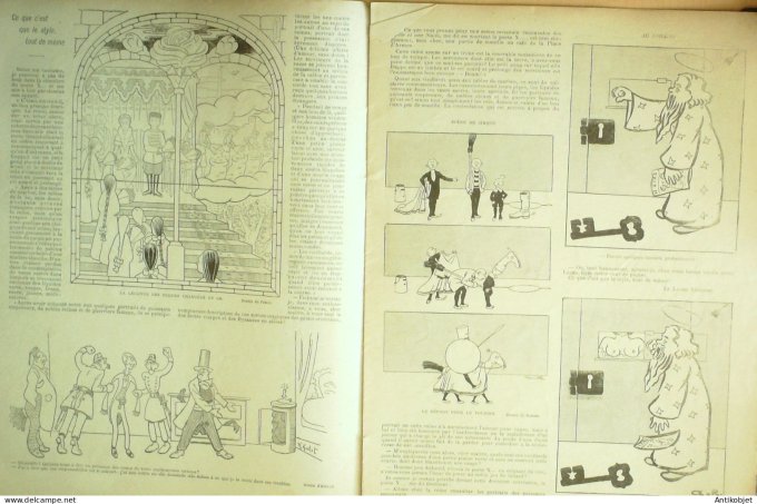 Le Rire 1901-09-28 # 360 Journal humoristique Ed.Originale Mentons bleus