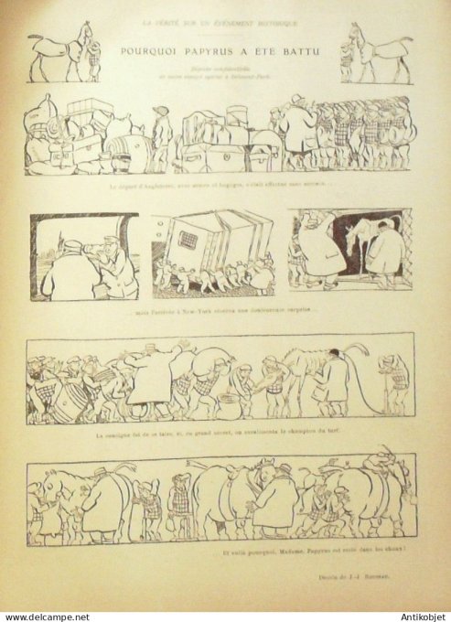 Le Rire 1923-11- 3 # 248 Journal humoristique Ed.Originale erreur judiciaire