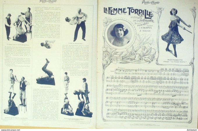 Paris qui chante 1904 #97 Mistinguette Dranem Rosensteel Bella Rosario Yuilian's