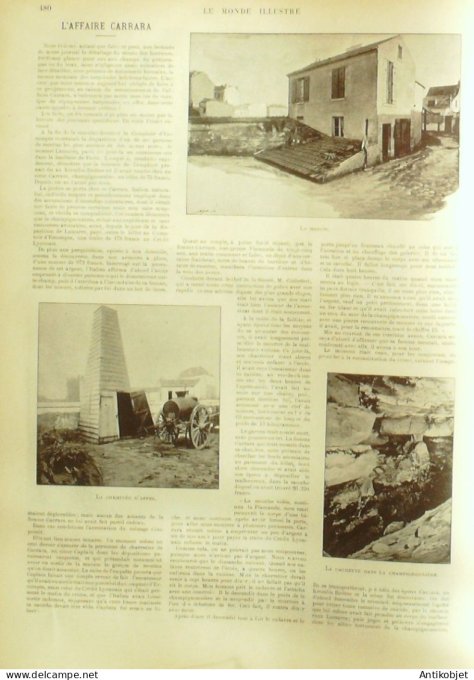 Le Monde illustré 1897 n°2125 Conglo Bonga Mabala Horaine phare (33) Polynésie Utuboa