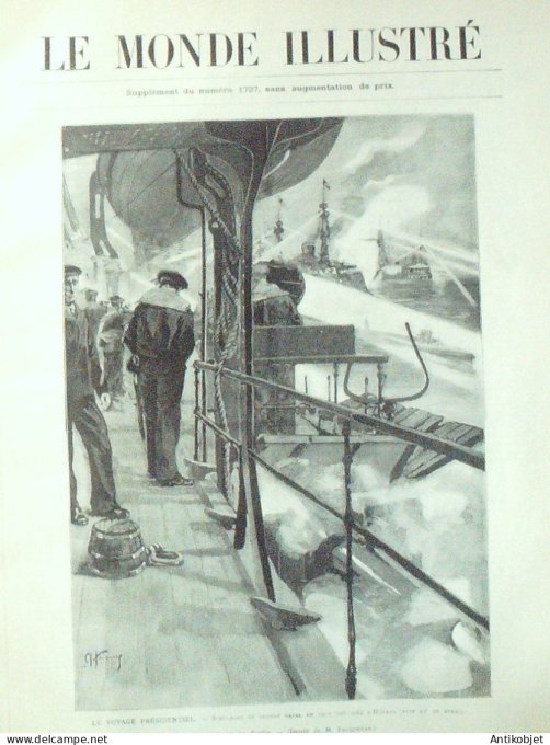 Le Monde illustré 1890 n°1727 Bouguereau Wagrez Brouillet Rochegosse
