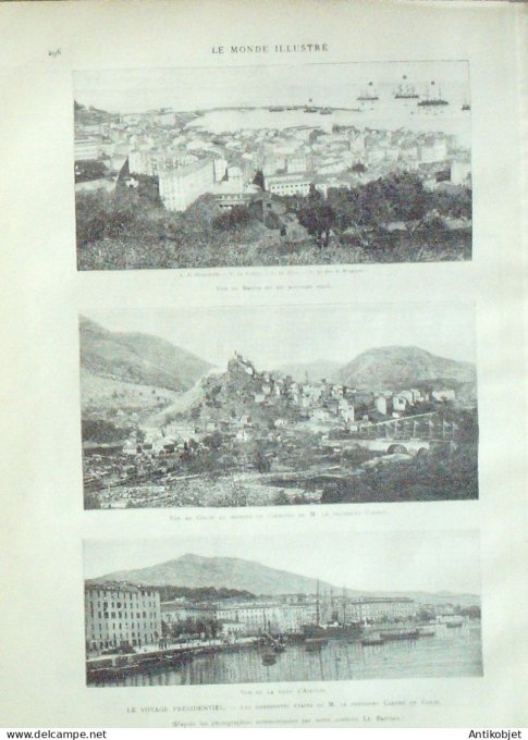 Le Monde illustré 1890 n°1727 Bouguereau Wagrez Brouillet Rochegosse