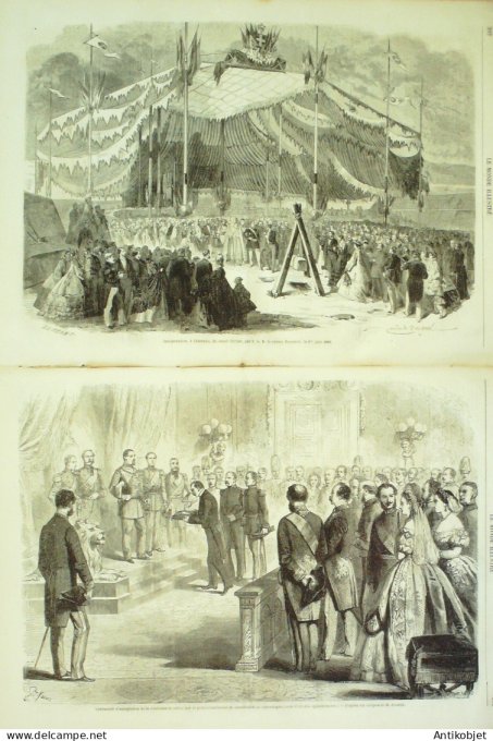 Le Monde illustré 1863 n°323 Cochinchine Quan-Am Italie Chiavano Danemark Copenhague Malte Colloredo