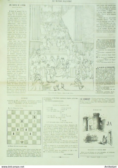 Le Monde illustré 1867 n°560 Algérie Boghari Suisse Genève Montmartre Abyssinie Fékonda Cameroun Zou