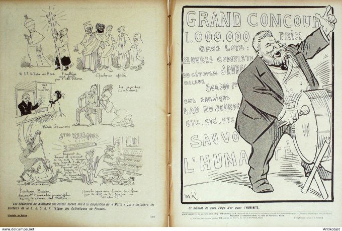 L'Assiette au beurre 1906 n°294 Les grandes réformes Camara