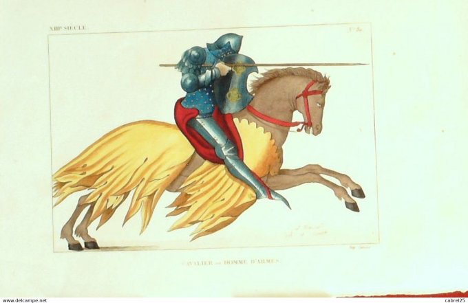 Cavalier ou Homme d'armes 13ème 1852